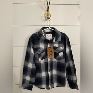 NWT BOYS APPAMAN FLANNEL SHIRT